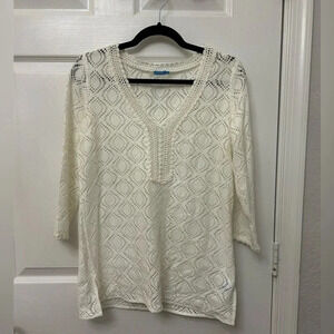 . J.McLaughlin long slevee top size small